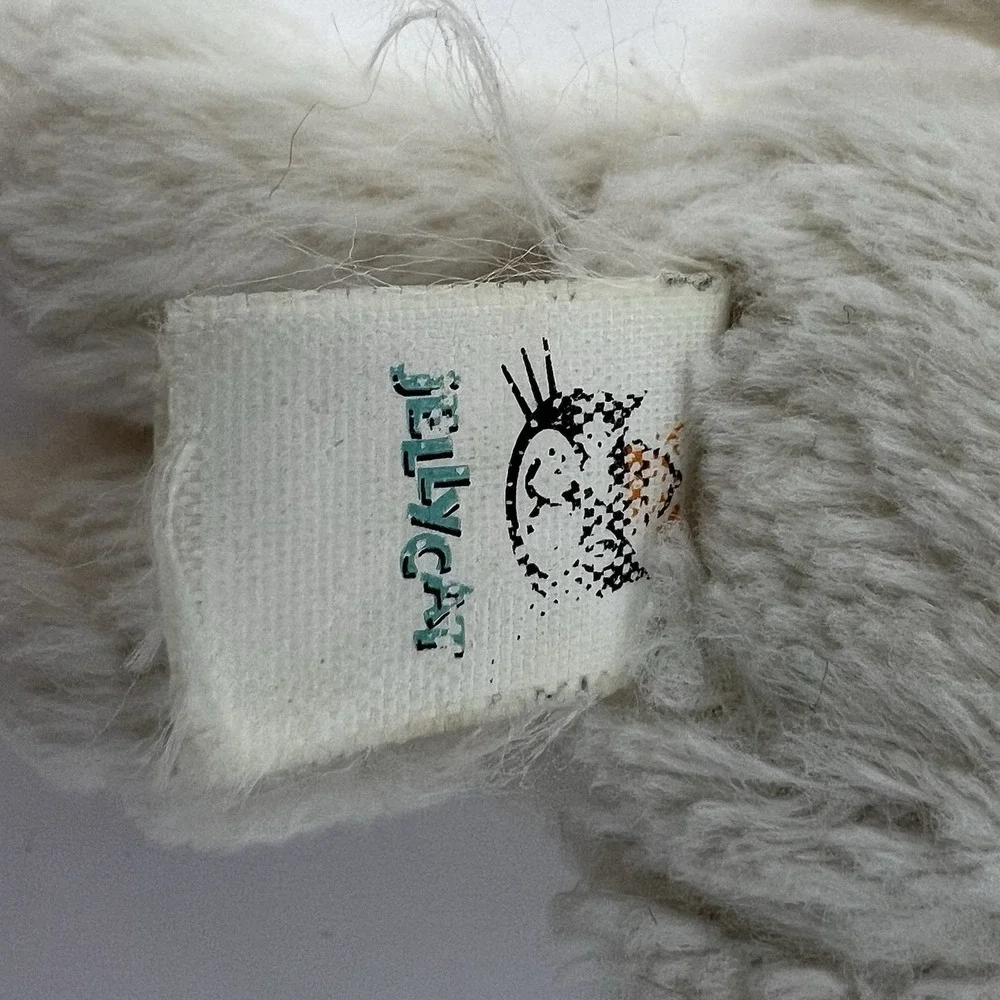 Jellycat‎ White Bunny Plush GAP25 Beanbag 5 Inch Mini Soft Stuffed Animal Toy